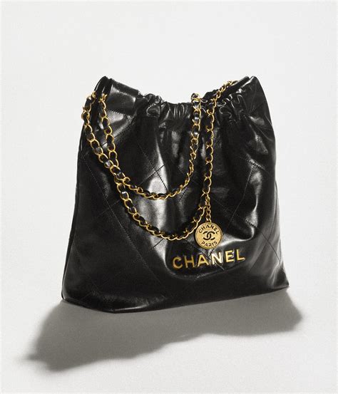 chanel purse leather|chanel 22 large handbags.